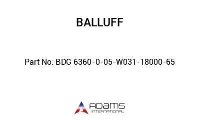 BDG 6360-0-05-W031-18000-65									