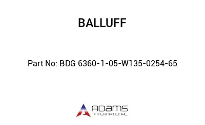 BDG 6360-1-05-W135-0254-65									