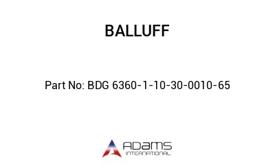 BDG 6360-1-10-30-0010-65									