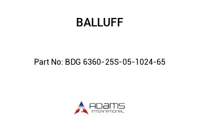 BDG 6360-25S-05-1024-65									