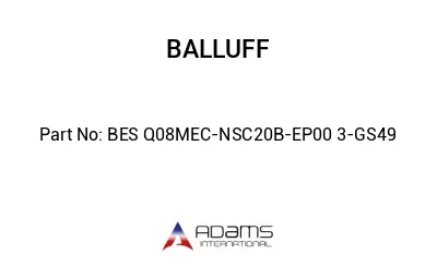 BES Q08MEC-NSC20B-EP00	3-GS49								