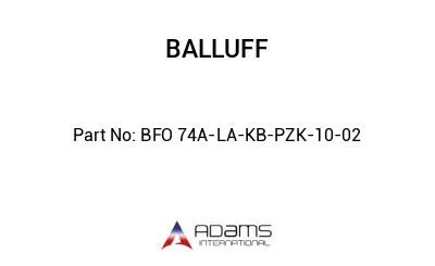 BFO 74A-LA-KB-PZK-10-02									