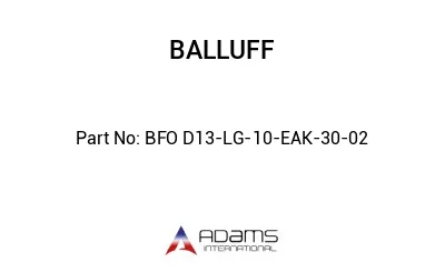 BFO D13-LG-10-EAK-30-02									