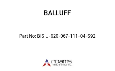 BIS U-620-067-111-04-S92									
