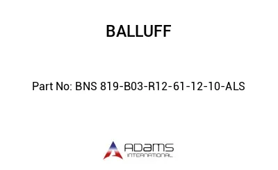 BNS 819-B03-R12-61-12-10-ALS									