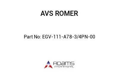 EGV-111-A78- 3/4PN-00
